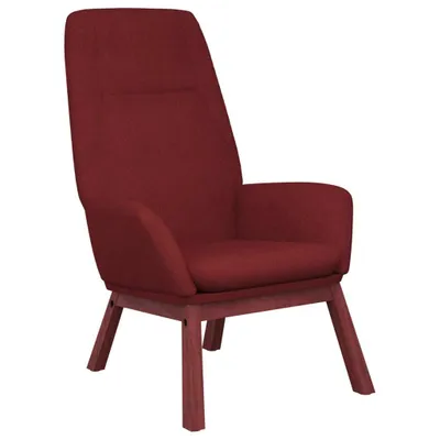 Produktbild von vidaXL Relaxsessel Weinrot Stoff