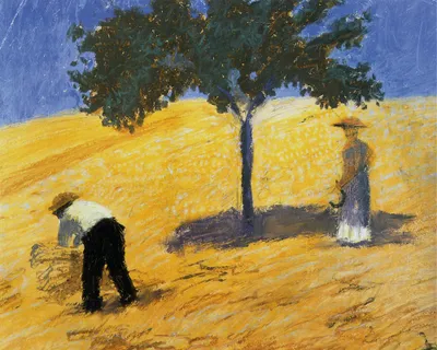 Obrázek produktu pro August Macke art print obrázek - Strom v kukuřičném poli, 1907 (40 x 50 cm)
