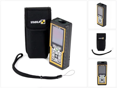 Obrázok produktu pre Stabila LD 520 laser distance measurer, 200 m, 1 mm/m, 360°, 635 nm (< 1 mw), Radový, Čierna, Žltá