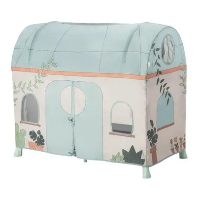 Produktbild von Hauck Spielzelt Überwurf für Kinder Reisebetten, Zubehör für hauck Kinderreisebetten mit Liegeflächenbreite von 60 cm, Plants