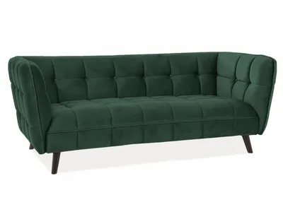 Zdjęcie produktu dla Sofa CASTELLO VELVET 3 zielona