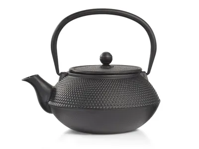 Produktbild von Gusseisen Teekanne 0.8L asiatische Tee-Kanne mit Tee-Sieb Teebereiter Tee-Set