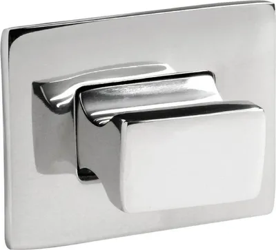 Image de Bouton avec anneau rectangulaire, acier poli AISI316, Ø25 mm Osculati 38.182.88