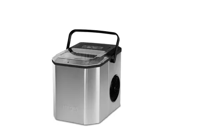 Produktbild von UNOLD Eiswürfelmaschine Erik – 60 Würfel/Std., Edelstahl-Gehäuse, Selbstreinigungsfunktion & 2 Würfelgrößen – Kompakter Eiswürfelbereiter