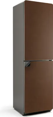 Produktbild von Farbe Braun – Magnetische Kühlschrank Abdeckung – Dekorfolie magnetisch Küche – Kühlschrank Magnet Deko – selbstklebende Magnettafel – Magnetfolie für Kühlschranktür – 60x205 cm