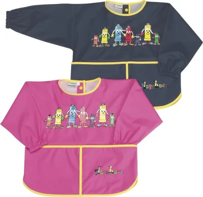Produktbild von PLAYSHOES (515301-11-L) Malschürze mit Ärmeln, Farbe: marine, Größe: L/116