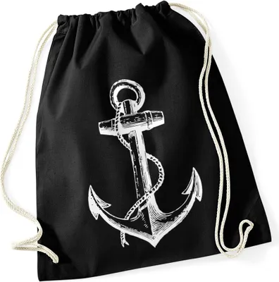 Image de Sac de gym Anchor Hipster Sac Anchor Sac de jute Sac Drawstring