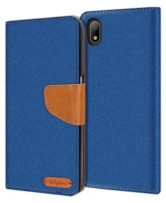 Immagine prodotto di Coperchio del telefono cellulare Huawei Y5 2019 caso portafoglio flip caso protettivo copertura tessuto