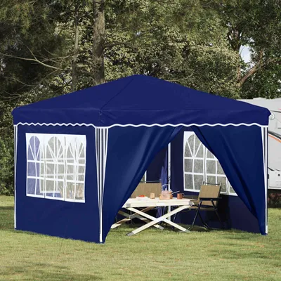 Produktbild von "2026 Moderne"Pop-up Partyzelt(Wasserdicht) elegantes Design - Gartenzelt/Partyzelt - Blau 288x288x245cm Oxford-Stoff - Pavillons & Partyzelte BestMöbel 157333