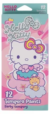 Immagine prodotto di Colori a tempera in tubetto Hello Kitty, 12 ml x 12 colori