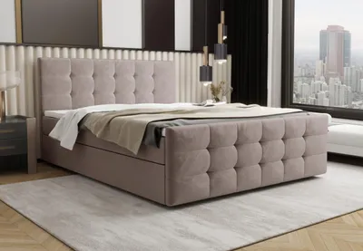Produktbild von B&B Home Boxspringbett CoriaIII 160x200 cm – mit Bettkasten