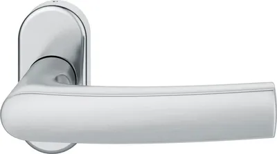 Produktbild von FSB Rahmentürdrücker 09 1015 Hochhaltefeder B ovale Rosette Edelstahl