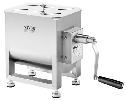 Zdjęcie produktu dla Vevor Ręczny Mikser Do Mięsa 10L Stal Nierdzewna Mocna Przekładnia