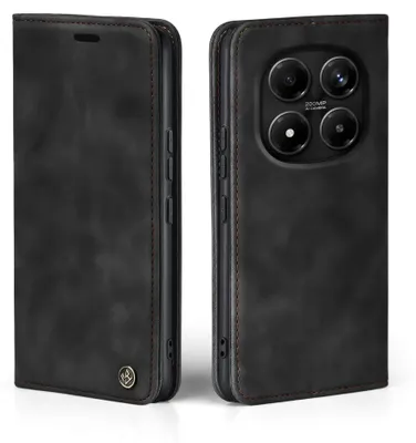 Produktbild von Handy Hülle für Xiaomi Redmi Note 15 Pro+ 5G Klapphülle Bookcase Flip Cover Handy Tasche Etui Farbe: Schwarz