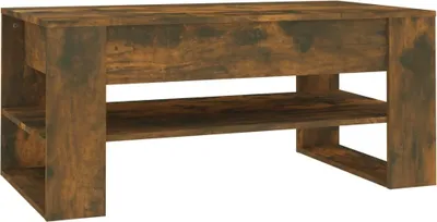 Produktbild von vidaXL Couchtisch Räuchereiche 102x55x45 cm Holzwerkstoff