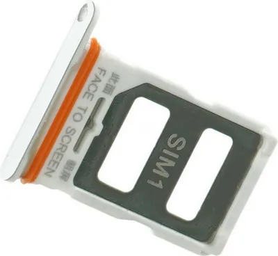 Produktbild von Simkarten Halter für Xiaomi Mi 12T Pro - Tray Fach Schublade Schlitten Silber