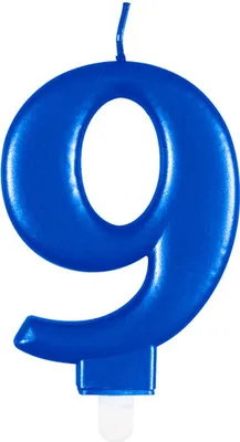 Produktbild von Kerzenzahl Blau #9