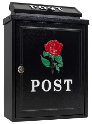 Produktbild von Profirst Briefkasten DaytonaRose schwarz