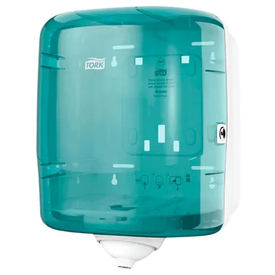 Produktbild von TORK Putztuchspender Performance Reflex™ M4 473180 türkis Kunststoff
