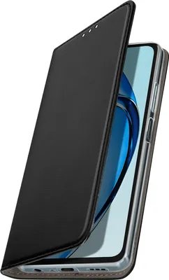 Produktbild von Avizar, Wallet Cover für Oppo A60, Kartenfach und Ständer, Schwarz