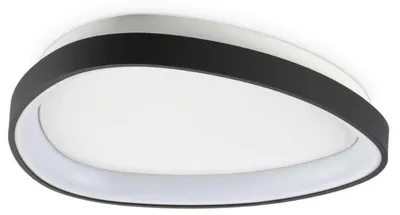 Produktbild von Ideal Lux 341446 GEMINI Deckenleuchte D425mm LED 24W 2450/1170lm 2700K schwarz EIN/AUS