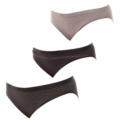Produktbild von DIM 3er-Pack Slips aus Stretch-Baumwolle D4C17 für Damen