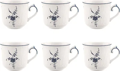 Produktbild von Villeroy & Boch Vieux Luxembourg 6er Set Kaffeetasse 120 ml Porzellan