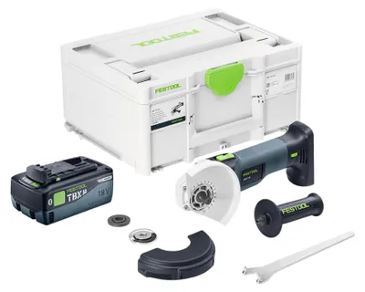 Produktbild von Festool AGC 18-125 EB-Basic Akku Winkelschleifer 18 V 125 mm Brushless + 1x Akku 8,0 Ah + Systainer - ohne Ladegerät