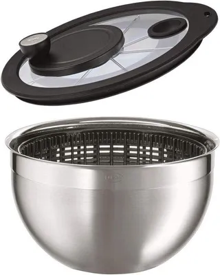 Produktbild von Edelstahl 24cm 2-Tonig poliert Geschirrspülerfest mit Glasdeckel