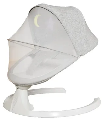 Immagine prodotto di Altalena elettrica per bambini - Modello XM3 - Connessione Bluetooth per la musica - 5 velocità - Adatta da 0 a 1 anno - Portata massima: 5 kg - Colore: grigio