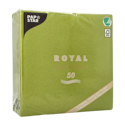 Produktbild von Papstar 81749, Olive, Seidenpapier, Einfarbig, 54 g/m², 400 mm, 400 mm