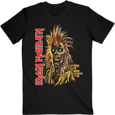 Image de Iron Maiden - Premier album 2 T-shirt unie moyen - Noir