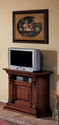 Zdjęcie produktu dla szafka rtv klasyczna drewniana szafka pod telewizor do salonu komoda rtv z szufladami