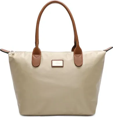 Produktbild von Gallantry Damen Tasche - Schoudertas, Handtasche, Shopper, Strandtas, Beige, Praktisch und Stilvoll