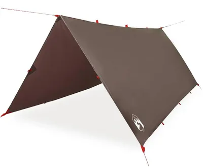 Image de vidaXL Tarp brun 406x306 cm imperméable