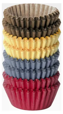Produktbild von Bunte Papierbackförmchen, 4 cm, 200 Stück