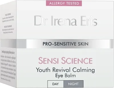 Productafbeelding van Dr. Irena Eris Sensi Science, Oogcrème, Voor dames, Geschikt voor de gevoelige huid, Geschikt voor alle huidtypes, Tegen donkere kringen, Tegen rimpels, Verhelderend, Hydraterend, Regenererend, Fijne lijntjes verminderend, Shea boter, Dispenser
