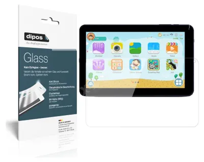 Produktbild von 2x Schutzfolie für XGODY T901 9 Zoll - Anti-Shock 9H Folie dipos Glass Kunststoffglas