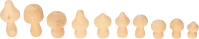 Image de Champignon Artisanat Inachevé Différentes Formes Bricolage Peinture Ornement Champignon en bois Arts pour Enfants Adultes
