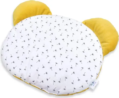 Obrázek produktu pro Pepi Cuddly Cushion - Medvídek Polštářek - 50×50 cm - Dětský polštářek Dekorační polštářek do dětského/kojíčku Plyšový medvídek Plyšová hračka - Babí léto se sametem