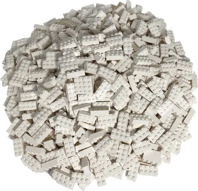Produktbild von LEGO® 2x4 Steine Hochsteine Weiß - 3001 NEU! Menge 100x