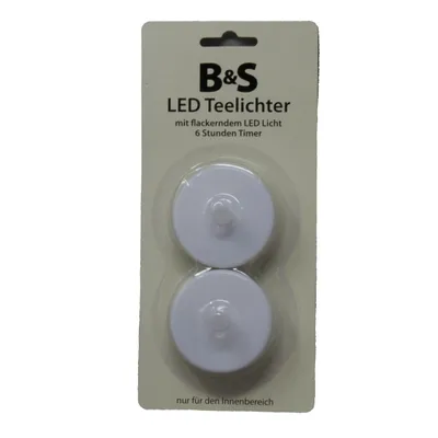 Image de Bougie à chauffe-plat LED avec lumière vacillante 6 heures minuterie pour l'intérieur