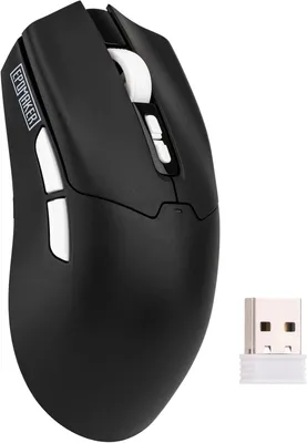 Produktbild von Gaming-Maus Kabellos, 800 bis 12.000 DPI Einstellbar, PAW3311 Sensor, 500mAh, 59g, 2.4G/Bluetooth/USB-C, Kabellose Maus mit 5 Programmable Buttons