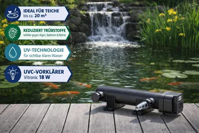 Zdjęcie produktu dla Żarówka UVC OASE KLAERER VITRONIC 18 W 57371