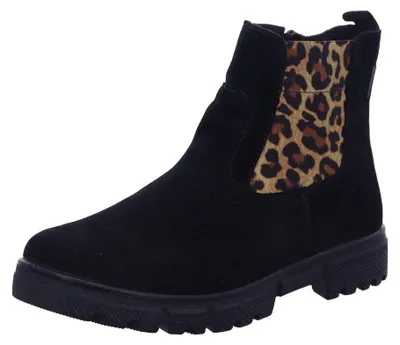 Immagine prodotto di RICOSTA 50 8001802/090 Stivali slip-on in pelle scamosciata unisex neri - Taglia 38