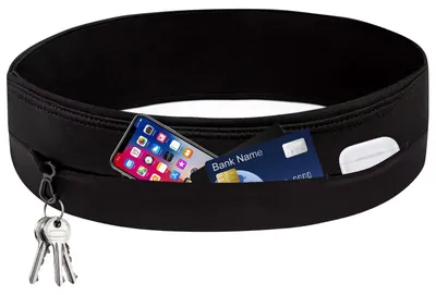 Imagen del producto de Bolsa de deporte negra con correa ajustable para hombres y mujeres