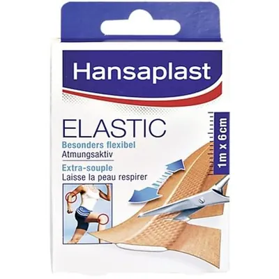 Produktbild von Hansaplast 02607-00000, 10 x 6 cm, Rechteckig, Beige, CE, 10 Stück(e)
