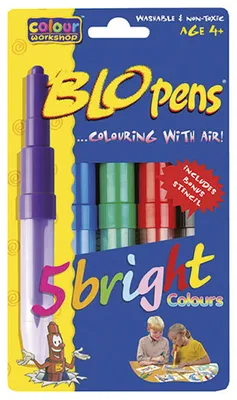 Immagine prodotto di Pennarelli per soffiare 1500/5 Centropen - Colori vivaci / set da 5