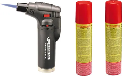 Immagine prodotto di ROTHENBERGER Bruciatore universale industriale a gas incl. 2x Rofill Super 100 ml - 1500004707