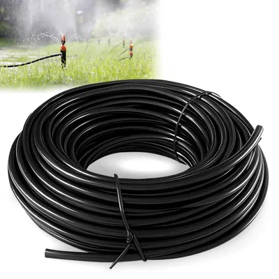 Bewässerungsschlauch 20 m, 4/6 mm, schwarz, unter- und oberirdisch